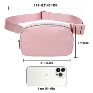 Riñonera Ligera de Moda, Bolsa de Cintura de Nailon con Cierre de Cremallera para Mujeres y Hombres - Product Image 3