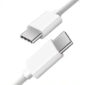 #1688 טעינה מהירה 1M אנדרואיד USB Type-c Abs 60W 2A ממשקי סוג C כפולים סינכרון נתונים OTG מטען טלפון נייד רגיל כבל PD