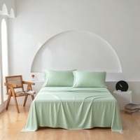 Ensemble de housse de couette en coton égyptien 100% coton tissé uni simple, 4 pièces, 600 fils, Cottonluxury, ensemble de literie écologique