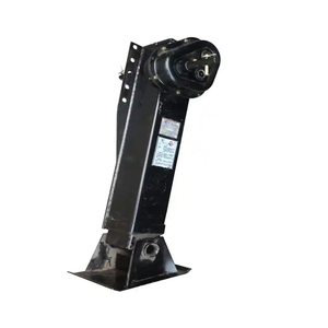 Cric hydraulique robuste pour remorque à benne basculante, avec pied de stabilisation et support de jambe - Product Image 4