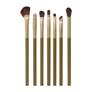Ensemble de pinceaux cosmétiques pour le visage en poils synthétiques avec manche transparent en granulés de plastique, <span class=keywords><strong>pinceau</strong></span> de maquillage Candy - Product Image 3