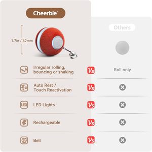 Jouet électrique automatique pour chat avec chargement USB, à détection intelligente, pour la poursuite, en silicone, design moderne et tendance, pour la maison, en promotion - Product Image 5