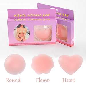 Ventas calientes Accesorios íntimos para mujeres Sexy Push-up Bra Pad y Panty con cubiertas de pezón de silicona reutilizables - Product Image 5