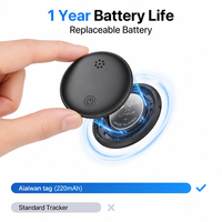 Fonctionne avec Apple Find My et Google Find Hub, système double, traqueur intelligent BLE, étanche, anti-perte, pour bagages