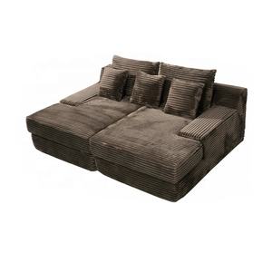 Combinaison de salon moderne et luxueux canapé à compression mobilier modulaire compressé canapé convertible à usage domestique - Product Image 1