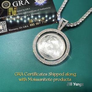 <span class=keywords><strong>Pendentif</strong></span> <span class=keywords><strong>photo</strong></span> rotatif double face en moissanite, argent 925, hip hop rock, cadres <span class=keywords><strong>photo</strong></span> glacés, cadeau de Noël <span class=keywords><strong>pour</strong></span> femmes et hommes - Product Image 6