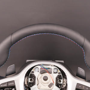 Volant de direction en cuir pleine fleur personnalisé pour <span class=keywords><strong>BMW</strong></span> Série 3 G20 G28 G30 F32 330i <span class=keywords><strong>M8</strong></span> F34 - Product Image 6