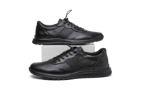 Großhandel Herren Casual Sneakers PU-Leder Flache Schuhe Komfortables Mesh-Futter Büro-Sneakers Business Casual Herrenschuhe