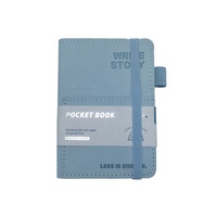 Journal personnalisé tendance 2026, organiseur de poche portable, mini carnet A7, couverture en cuir PU souple, carnet pour cadeau promotionnel
