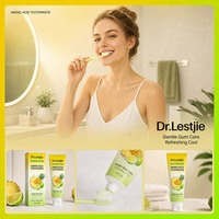 Dentifrice blanchissant aux acides aminés du fabricant – Extrait d'ananas et de citron, soin doux des gencives, haleine rafraîchissante, marque privée
