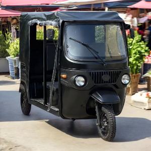 Triciclo de Pasajeros a Gasolina de 200 cc con Radio Multimedia y Autonomía de 220 m, Mototaxi para Pasajeros de Corta Distancia, Tuk Tuk - Product Image 1