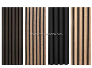 Panneaux acoustiques en polyester Akupanel, design moderne en lattes de bois, finition placage, écologiques, ignifuges, imperméables, pour hôtel et <span class=keywords><strong>studio</strong></span> - Product Image 6