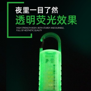 ไฟฉาย LED ขนาดเล็กแบบชาร์จไฟได้อลูมิเนียมอัลลอยด์ไฟแคมป์ปิ้งหรี่แสงได้แบบพกพาน้ำหนักเบา - Product Image 3