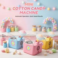 Machine à Barbe à Papa Automatique Portable Nouvelle Génération Alimentée par Prise Électrique Sweet Cloud Maker