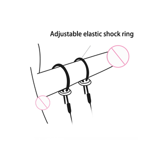 BDSM maschio vibratore <span class=keywords><strong>prostatico</strong></span> pene anello di stimolazione sessuale ritardata eiaculazione Shock elettrico giocattoli del sesso - Product Image 5