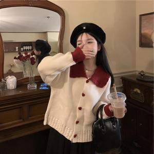 Wholesale Women Knitwear Sweater High Quality <strong>Ladies</strong> Long Sleeve Button <strong>Cardigan</strong> for Girls <strong>Christmas</strong> Sweater - Product Image 3