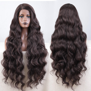 Perruque en cheveux humains vietnamiens à dentelle frontale haute densité, vague naturelle, sans colle, non traitée, perruque en dentelle en gros - Product Image 3