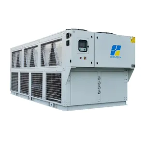 150pk 500kw Twee Compressoren Koelkast Chilling Apparatuur Koelsysteem Luchtgekoelde Schroef Chiller