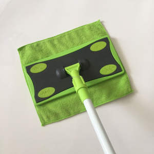 Qingle <span class=keywords><strong>mop</strong></span> in tessuto Non tessuto con 2 manico telescopico in metallo asciutto e bagnato pulizia rapida in microfibra <span class=keywords><strong>mop</strong></span> per pavimenti usa e getta facile da pulire - Product Image 6