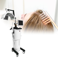 Máquina de Cuidado Capilar con Oxígeno de Alta Frecuencia, Microcorriente para el Crecimiento del Cabello, Tratamiento para la Pérdida de Cabello, Dispositivo para el Recrecimiento Capilar