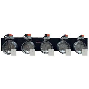 Unité de contrôle et interface pour registres motorisés Wi-Fi 5 zones avec plénum canalisé et connexion VMC latérale, fabriqué en Italie, pour système d'air conditionné canalisé - Product Image 2