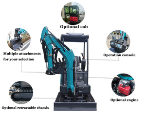 Maquinaria de Construcción XGMG XG18E Mini Excavadora de 1.8 Toneladas con Accesorios: Pulgar, Cucharón, Barrena, Enganche Rápido, Martillo Rompedor - Product Image 4