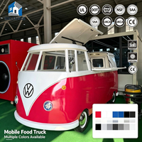 Remorque de restauration mobile de luxe avec cuisine complète et fenêtres, sans installation requise pour les entreprises de restauration rapide