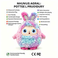 Juguete de Peluche Robótico con IA, Control por Voz, Aplicación Interactiva, Muñeca Parlante con Ojos Dinámicos, Regalo Educativo STEM para Niños
