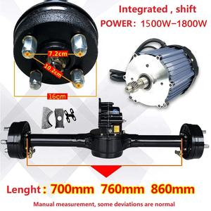 1000W 1200W 1500W 1800W Dc <span class=keywords><strong>Motor</strong></span> Elektrische Voertuig Conversie Kits Achteras Met Disc Of Drum rem Voor Driewieler Modificatie - Product Image 3