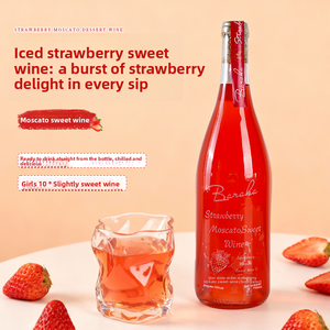 Vino <span class=keywords><strong>Moscato</strong></span> de Uva Australiana con Sabor a Fresa |   Vino Dulce Mezclado de 750 ml para Catering y Venta al por Menor - Product Image 3