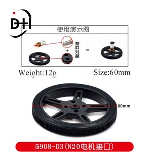 Moteur TT SG90 9G à direction à 360 degrés pour voiture robot intelligente compatible avec pneus en silicone 5908 - Product Image 5