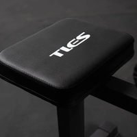 Machine à développer les mollets Tellus réglable et durable, presse à jambes, entraînement musculaire, équipement de musculation en acier noir, charge de plaques universelle