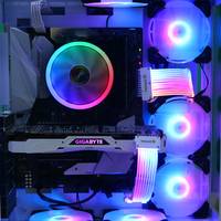 Cable de extensión decorativo con sincronización ARGB, Kit de Cable de extensión de 5V y 3 pines, doble cabeza sincrónico, 2x8p Pin ATX RGB