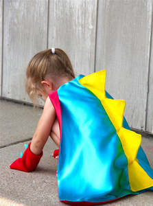 Capa de <span class=keywords><strong>dinosaurio</strong></span> para niños RTS, capa para niños y niñas, disfraz de Halloween, accesorios de disfraz de actuación para niños y niñas - Product Image 4