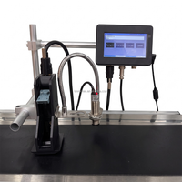 Imprimante jet d'encre TIJ semi-automatique à écran tactile pour usage industriel, imprimante pour boîtes et cartons, garantie 1 an pour le plastique