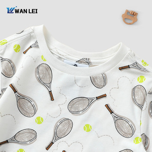Designer-Stil Jungen Sommer-Bekleidungsset Luxuriöses Gefühl Eisseide-Touch Kinder-Boutique-Kleidung Jungen-Anzug Familien-Partnerlook - Product Image 5