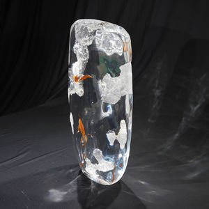 लक्जरी ऐक्रेलिक बड़ी मंजिल vases होटल/गैलरी/एक्जिबिशन रूम के लिए सजावटी कला फूल <span class=keywords><strong>vase</strong></span> - Product Image 4