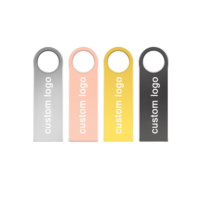 Custom Logo Mini Metal Usb Flash Drive 2GB 4GB 8GB 16GB 32GB 64GB Usb Memory Stick
