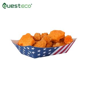 Caja de cartón desechable con forma de bote para comida, mini caja de cartón kraft para comida, personalizada, para helado de perro caliente al mejor precio - Product Image 3