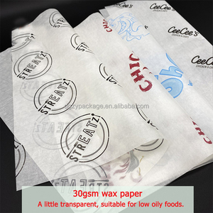 Tùy chỉnh Deli giấy Logo in không thấm mỡ giấy Sandwich shawarma giấy gói bao bì thực phẩm - Product Image 4