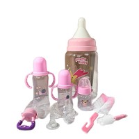 Ensemble de biberons portables avec tétines interchangeables et brosses de nettoyage, coffret cadeau pour nouvelle maman, seau de rangement pour biberons