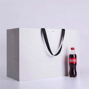 Sacs en papier pliables réutilisables personnalisés avec logo pour les vêtements et les chaussures - Product Image 2