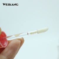 Tube de brillant à lèvres de 2,5 ml en gros, conteneur vide rose mignon pour rouge à lèvres, emballage personnalisé pour brillant à lèvres cosmétique