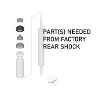 Compatible avec BMW Série 3 RWD (E90/E91/E92/E93) 2006-13 Amortisseurs réglables/Amortisseurs modifiés