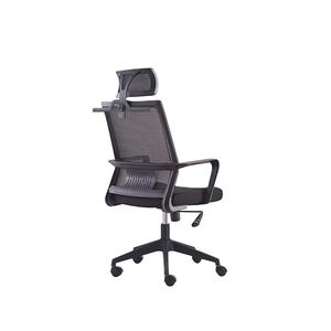 เก้าอี้สำนักงานที่ทันสมัยเก้าอี้หนังสีดำหมุนได้ - Product Image 5