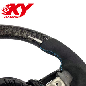 Volant en fibre de carbone forgé sur mesure pour BMW 320 525 F10 F20 F30 F15 F25 F07 F01 F82 M3 M4 M5 G11 G12 G13 G14 G15 G16 G30 - Product Image 2