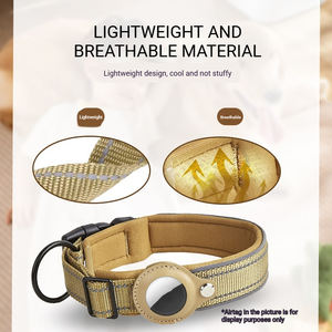 Collar <span class=keywords><strong>de</strong></span> Nailon Colorido para <span class=keywords><strong>Perros</strong></span> y Gatos con Airtag, Venta al Por Mayor |   Rastreador GPS con Tira Reflectante, Seguro y Antipérdida para <span class=keywords><strong>Perros</strong></span> Medianos a Grandes - Product Image 3