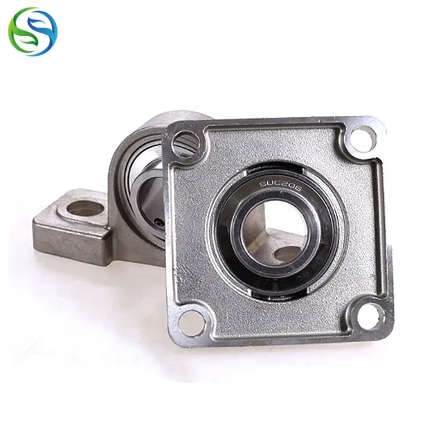 China Bearing With Housing Manufacturer SUCT205 SUCF205 SUCP205 Stainless steel Pillow Block Bearing