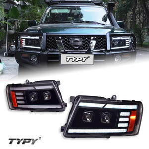 Feux de jour LED 12V neufs avec clignotants lumineux pour l'ensemble de phares Patrol Y61 2005-2022 - Product Image 1