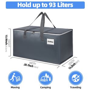 Extra Large Reusable <b>Mattress</b> PP <b>Moving</b> <b>Bag</b> Travel Storage Bagspack Strong Zippers & Carry - Product Image 2